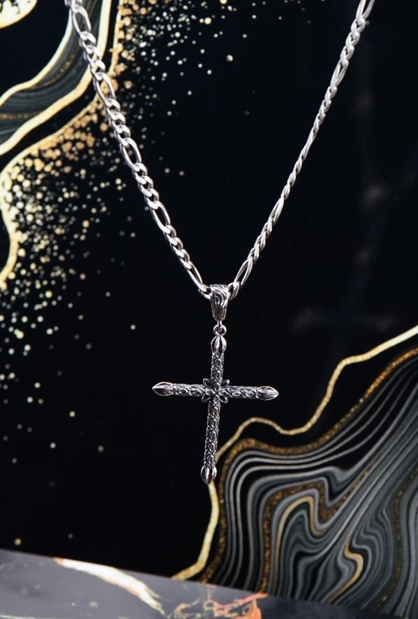 Cross with Chain Silver 925*